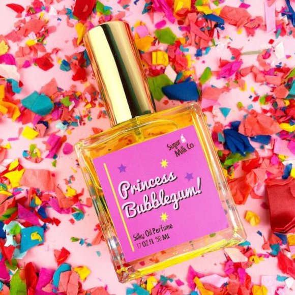 Sugar Milk Co. PRINCESS BUBBLEGUM Full Size PerfumeOil SprayMist GOURMAND Gum - Picture 2 of 4